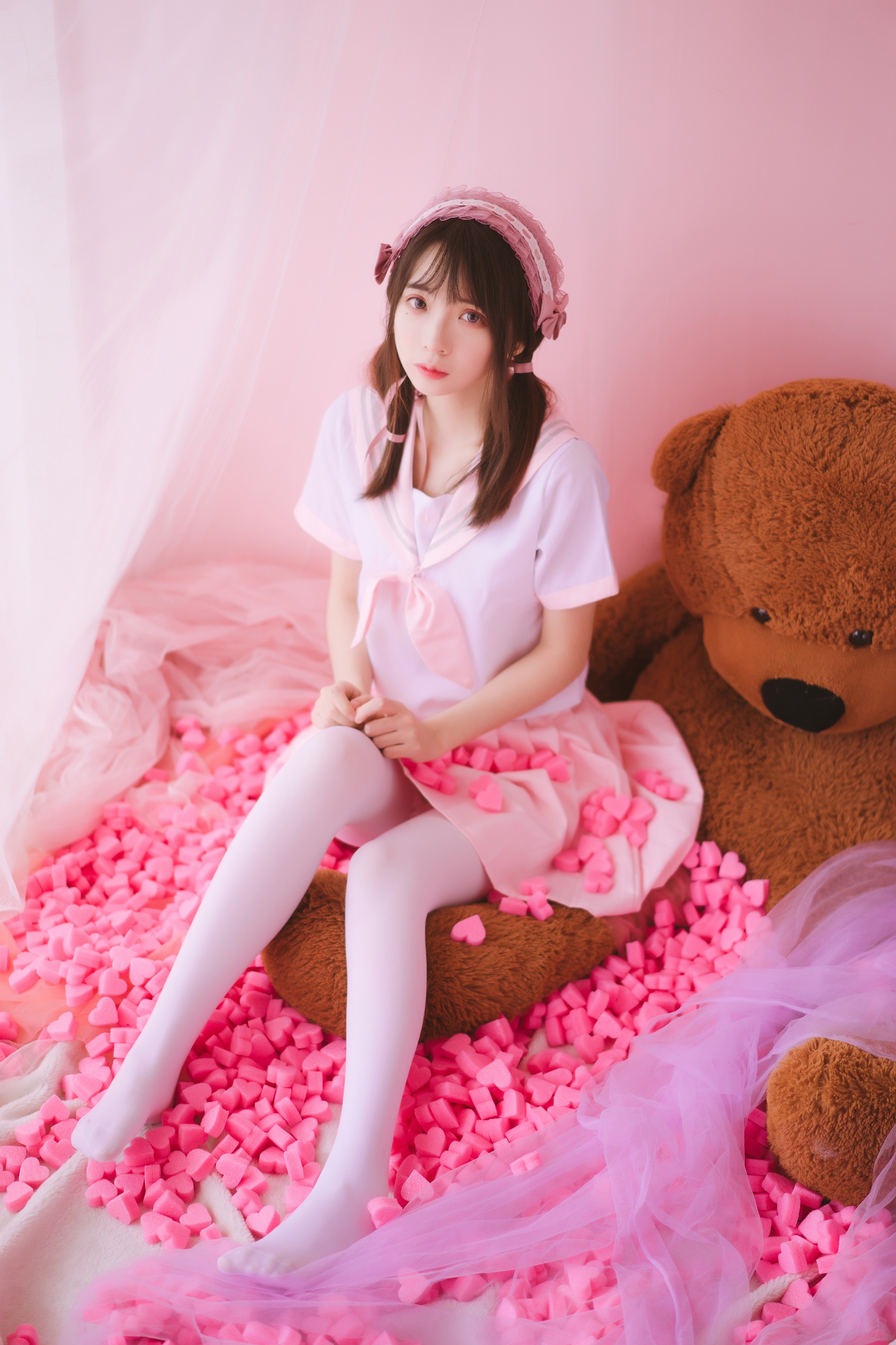 疯猫ss – NO.007 丝袜狂想曲（粉） [54P]-XikXak